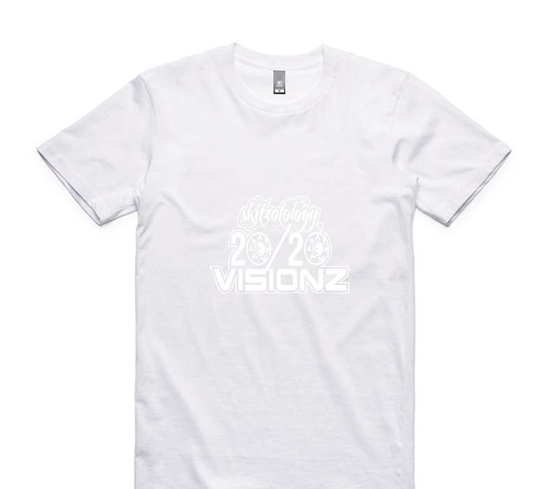 Custom AS Colour 100% Cotton White T-Shirt
