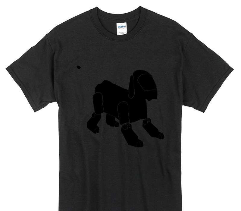 Custom Gildan 100% Cotton Black T-Shirt