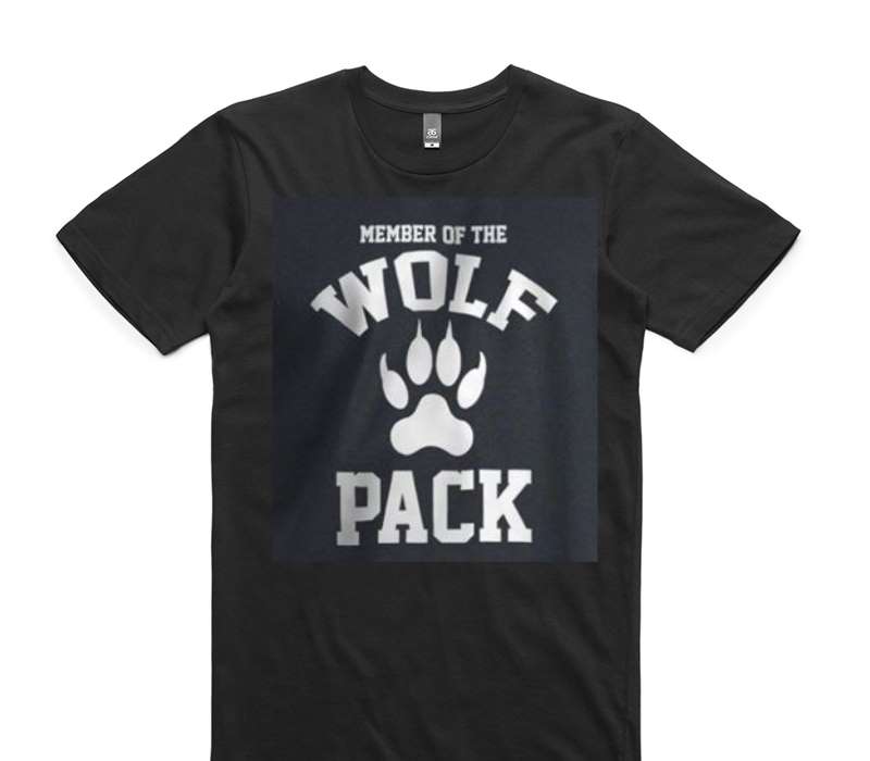 Custom AS Colour 100% Cotton Black T-Shirt