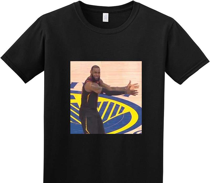 Custom Adult Soft Style 100% Cotton Black T-Shirt