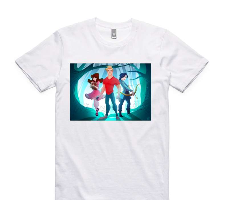 Custom AS Colour 100% Cotton White T-Shirt