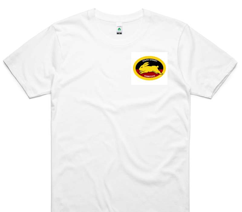 Custom AS Colour 100% Organic Cotton White T-Shirt