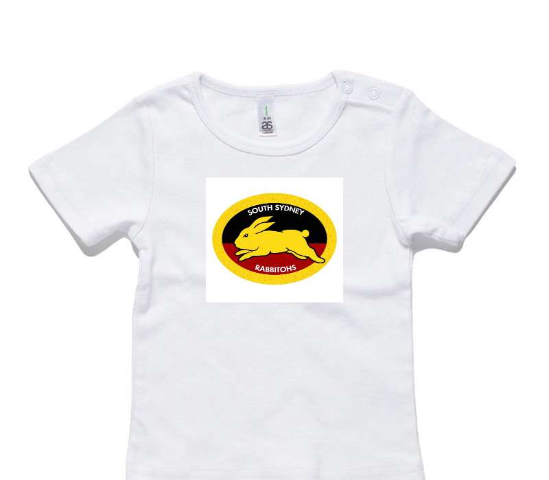 Custom AS Colour White Baby T-Shirt