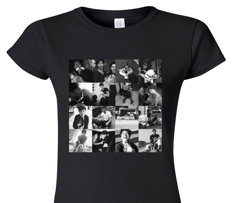 Custom Womens Soft Style 100% Cotton Black T-Shirt