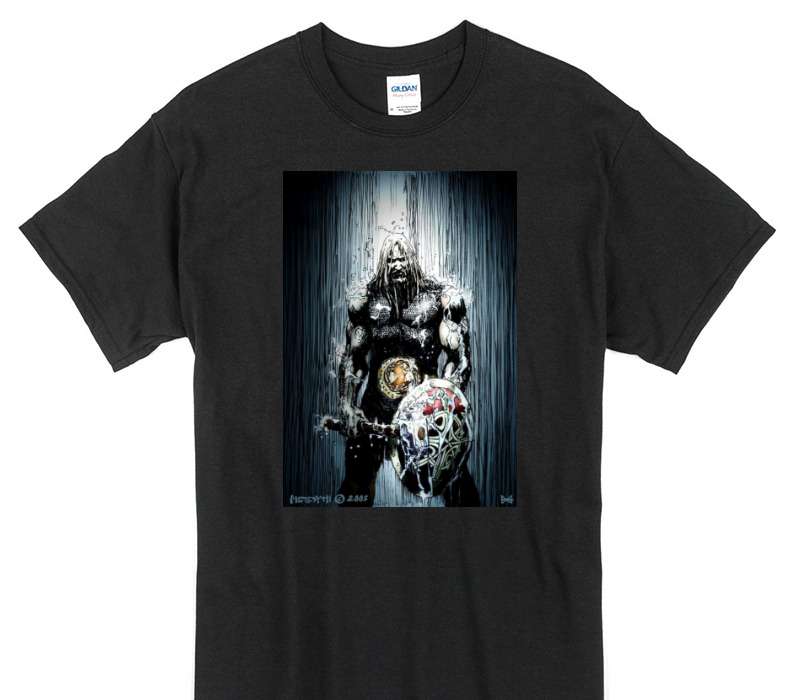 Custom Gildan 100% Cotton Black T-Shirt