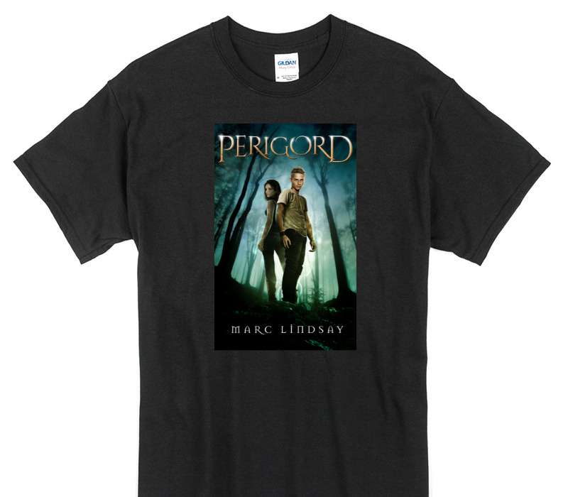 Custom Gildan 100% Cotton Black T-Shirt