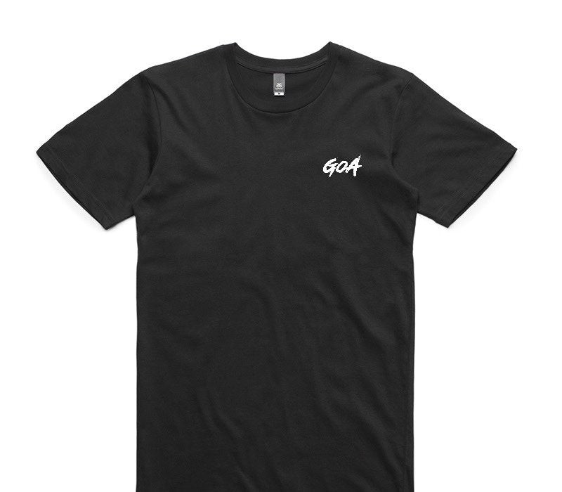 Custom AS Colour 100% Cotton Black T-Shirt