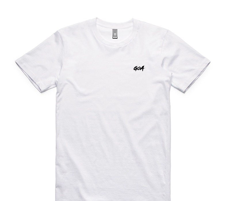 Custom AS Colour 100% Cotton White T-Shirt