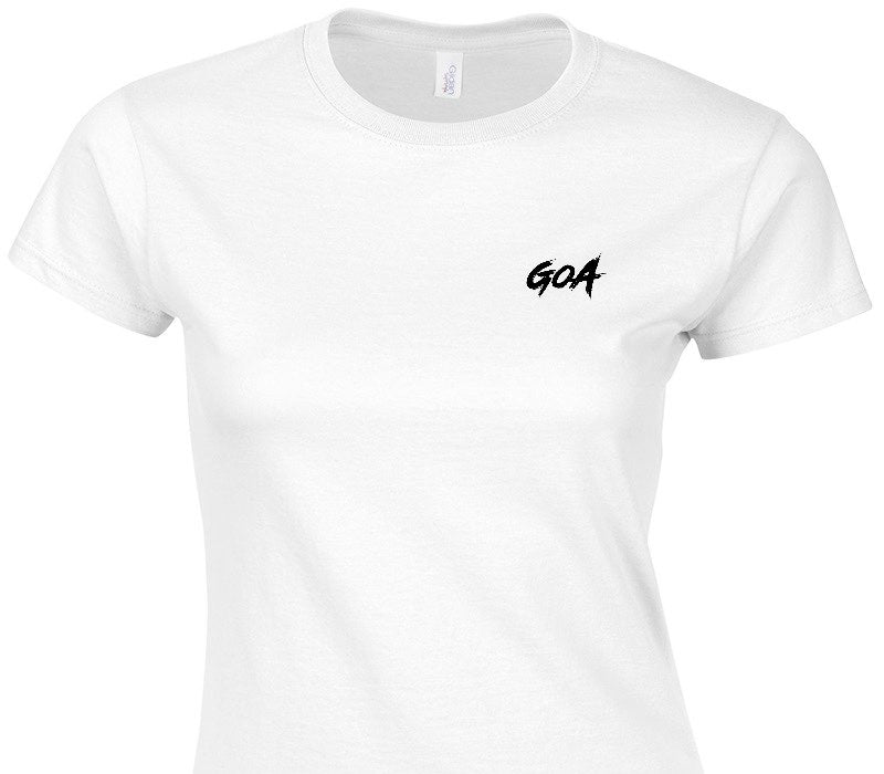 Custom Womens Soft Style 100% Cotton White T-Shirt