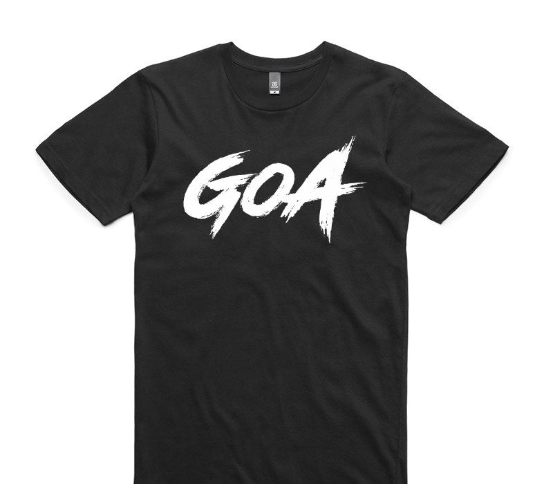 Custom AS Colour 100% Cotton Black T-Shirt