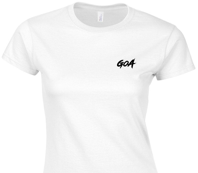 Custom Womens Soft Style 100% Cotton White T-Shirt