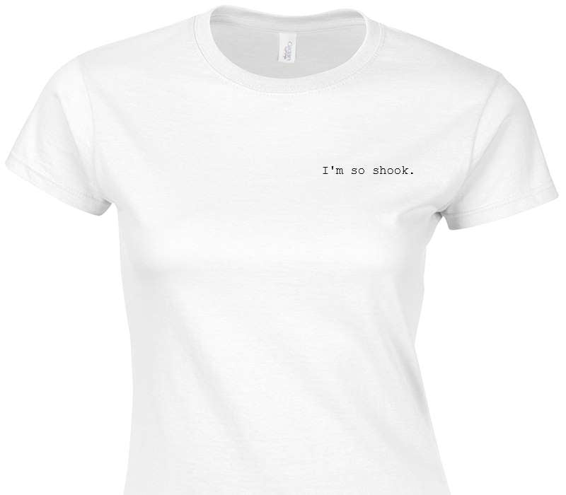 Custom Womens Soft Style 100% Cotton White T-Shirt