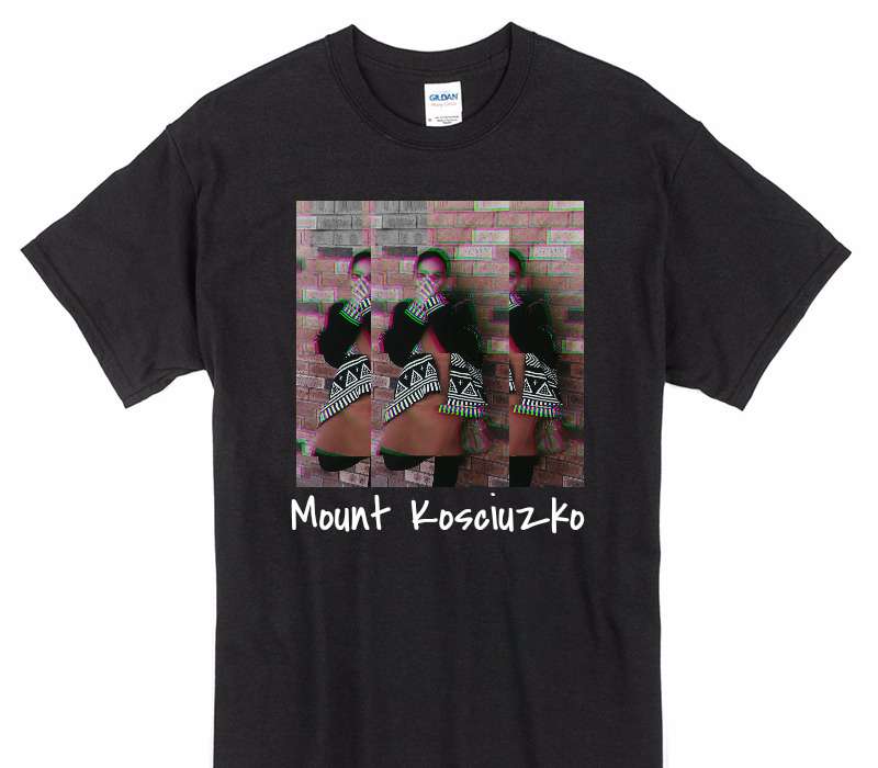 Custom Gildan 100% Cotton Black T-Shirt