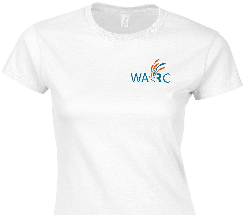 Custom Womens Soft Style 100% Cotton White T-Shirt