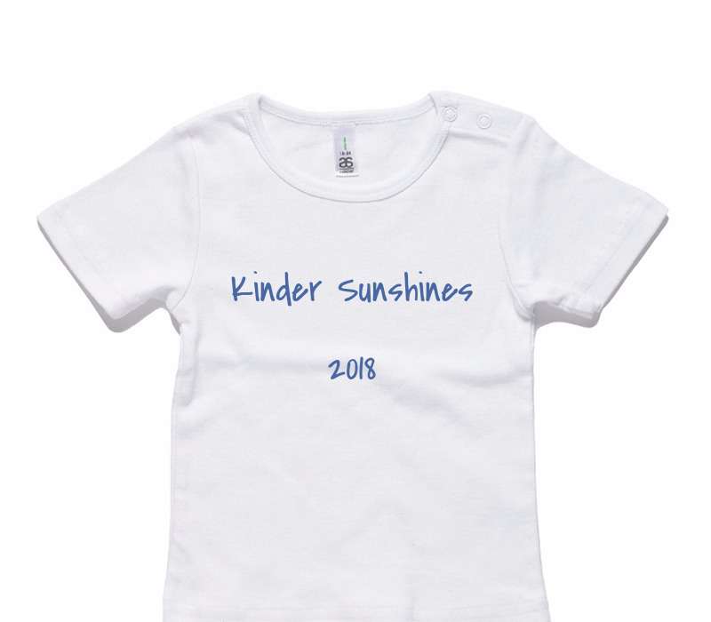 Custom AS Colour White Baby T-Shirt