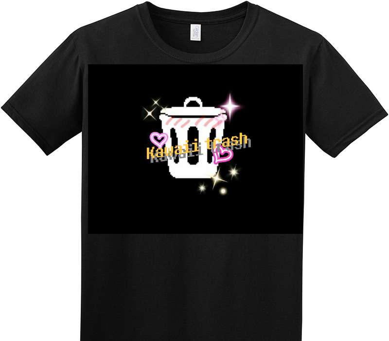 Custom Adult Soft Style 100% Cotton Black T-Shirt