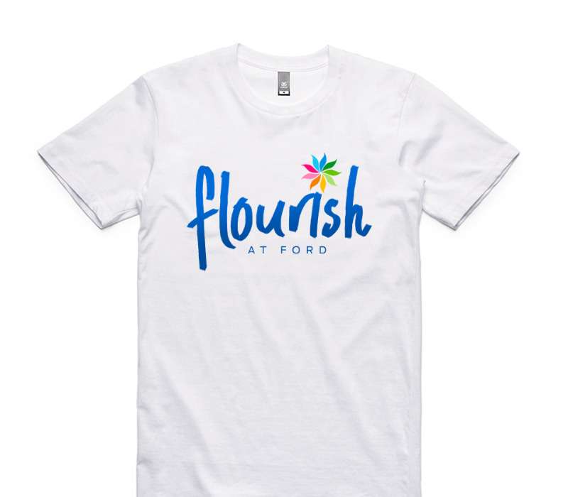 Custom AS Colour 100% Cotton White T-Shirt