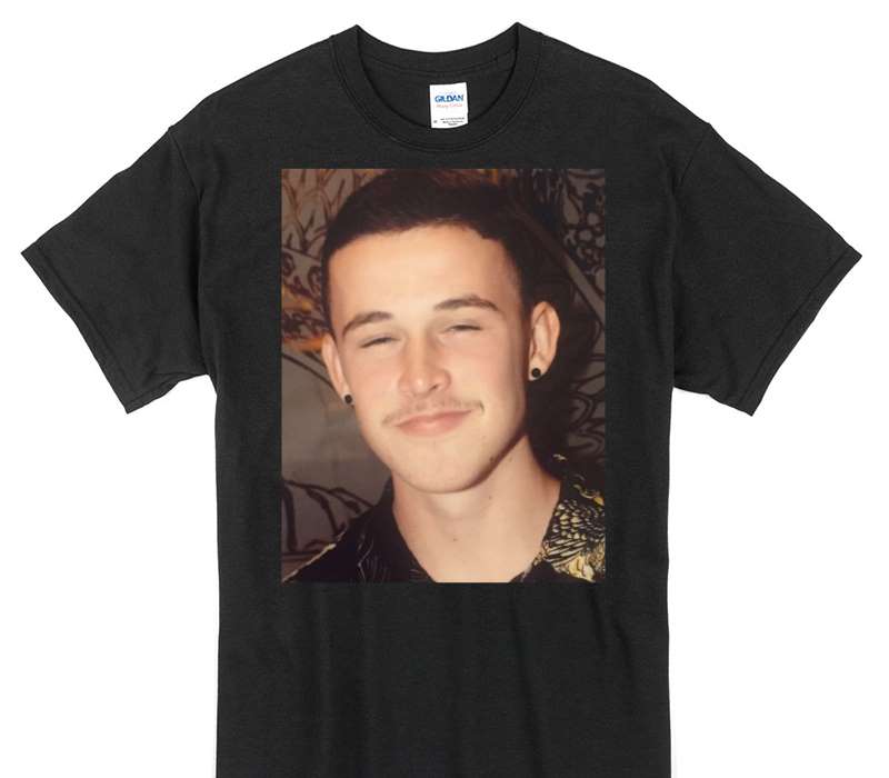 Custom Gildan 100% Cotton Black T-Shirt