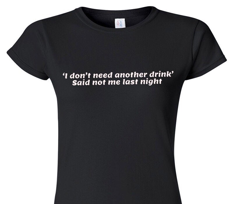 Custom Womens Soft Style 100% Cotton Black T-Shirt