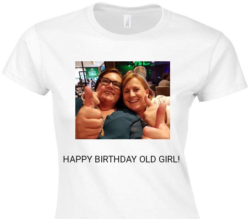 Custom Womens Soft Style 100% Cotton White T-Shirt