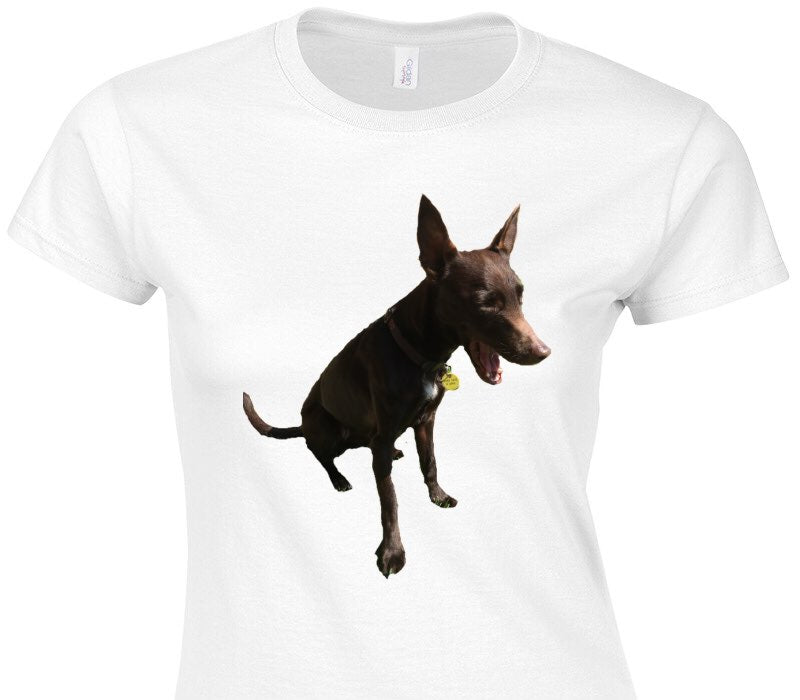 Custom Womens Soft Style 100% Cotton White T-Shirt