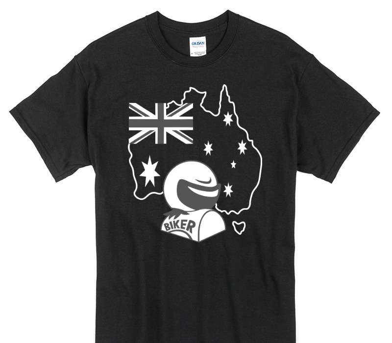 Custom Gildan 100% Cotton Black T-Shirt