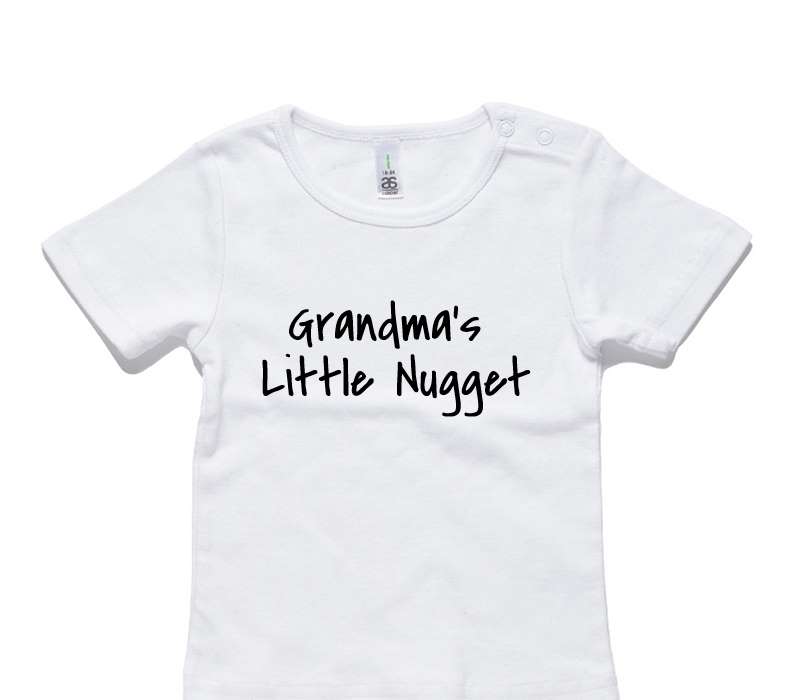 Custom AS Colour White Baby T-Shirt
