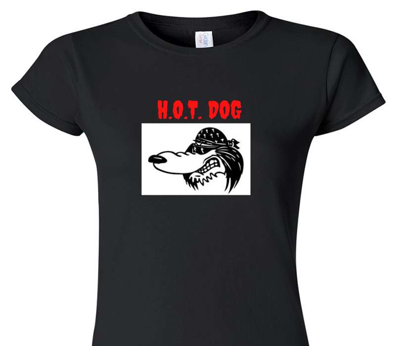 Custom Womens Soft Style 100% Cotton Black T-Shirt