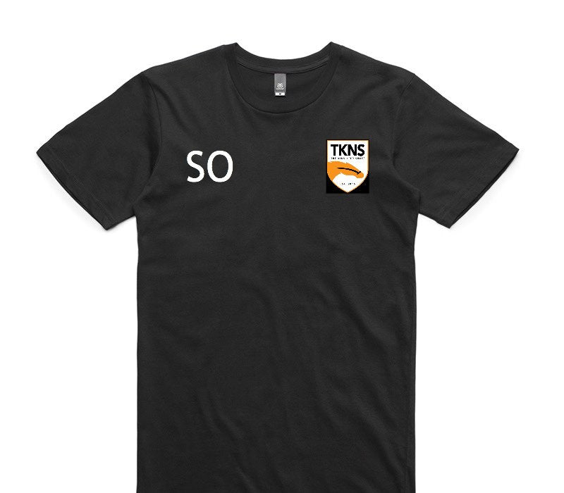 Custom AS Colour 100% Cotton Black T-Shirt