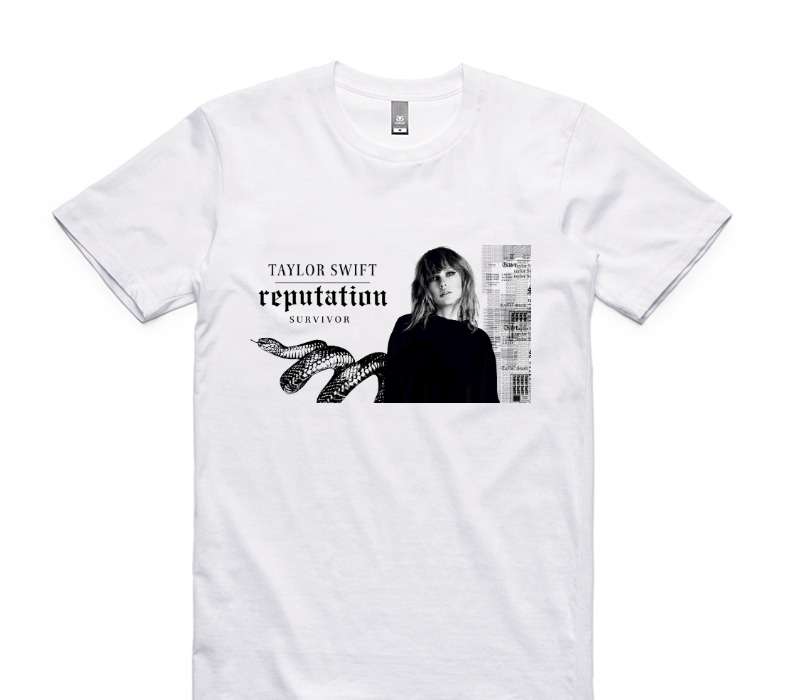 Custom AS Colour 100% Cotton White T-Shirt