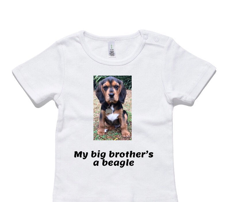 Custom AS Colour White Baby T-Shirt