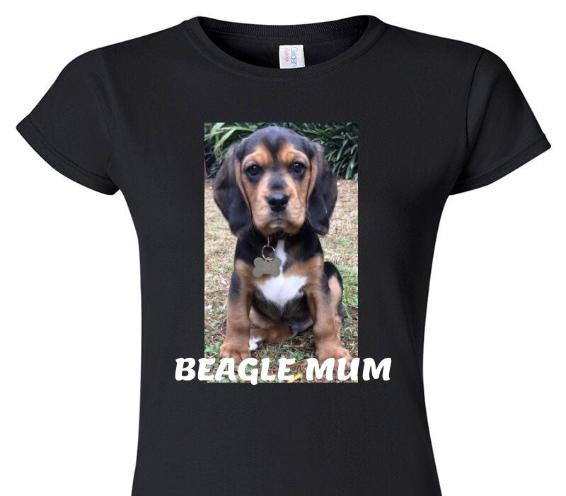 Custom Womens Soft Style 100% Cotton Black T-Shirt