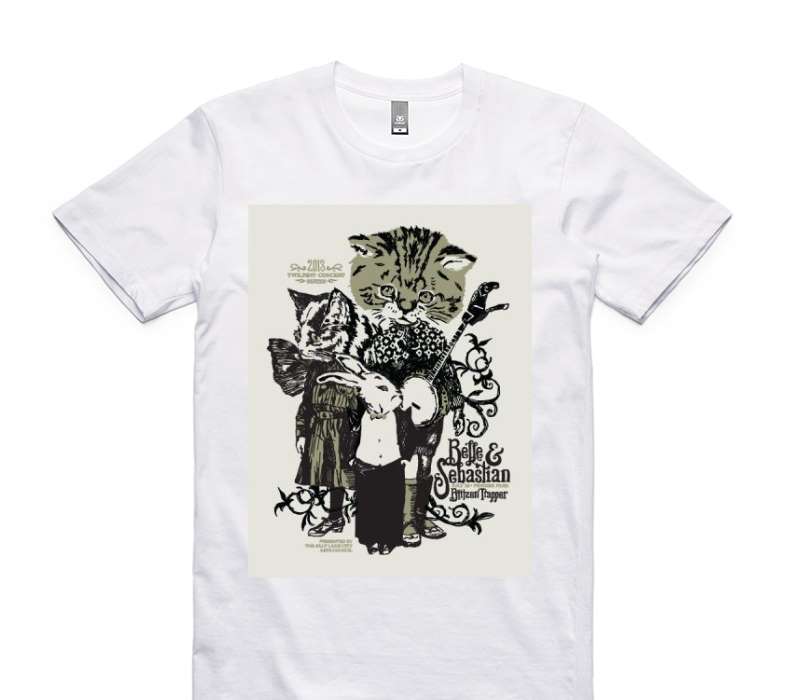 Custom AS Colour 100% Cotton White T-Shirt