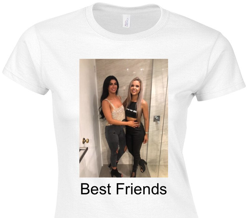 Custom Womens Soft Style 100% Cotton White T-Shirt