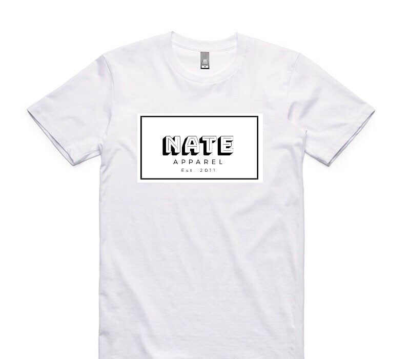 Custom AS Colour 100% Cotton White T-Shirt