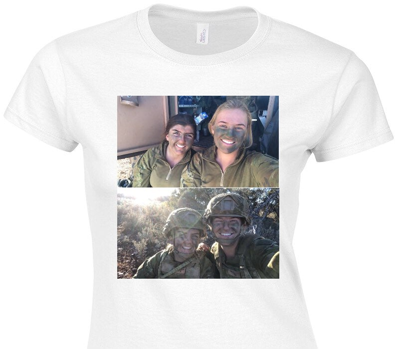 Custom Womens Soft Style 100% Cotton White T-Shirt