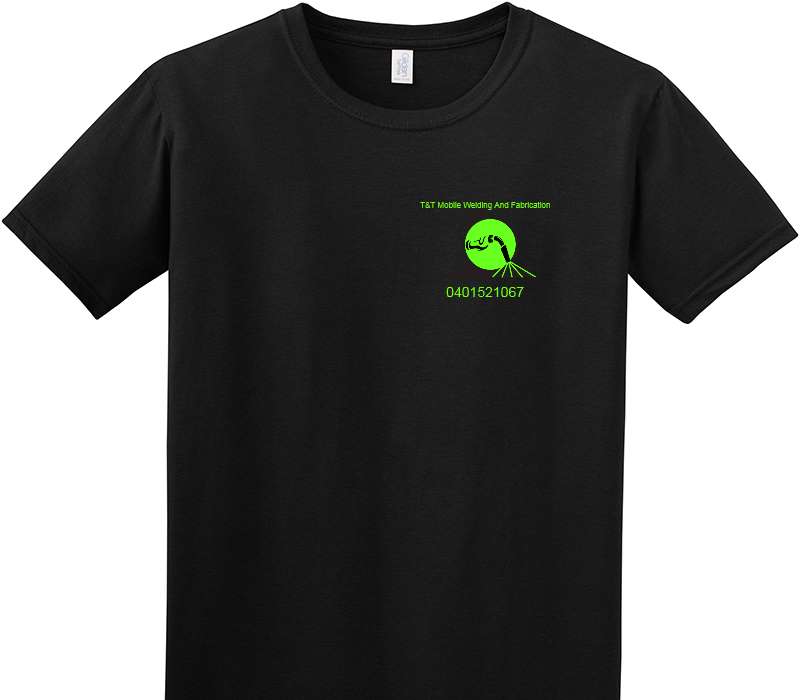 Custom Adult Soft Style 100% Cotton Black T-Shirt