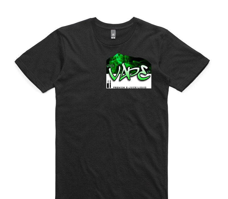 Custom AS Colour 100% Cotton Black T-Shirt