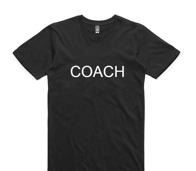 Custom AS Colour 100% Cotton Black T-Shirt