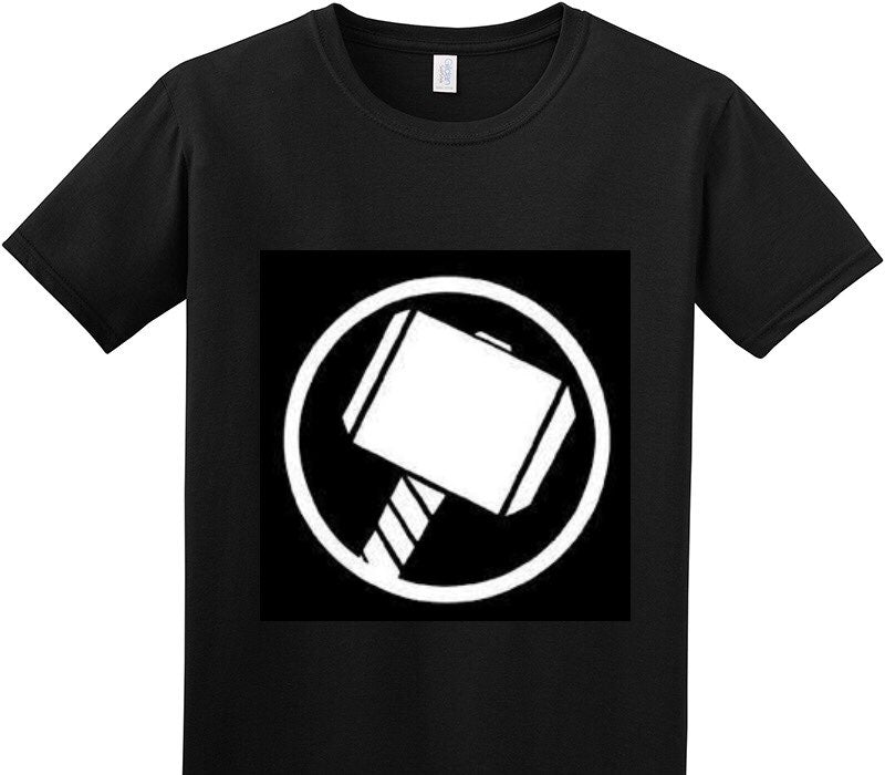 Custom Adult Soft Style 100% Cotton Black T-Shirt