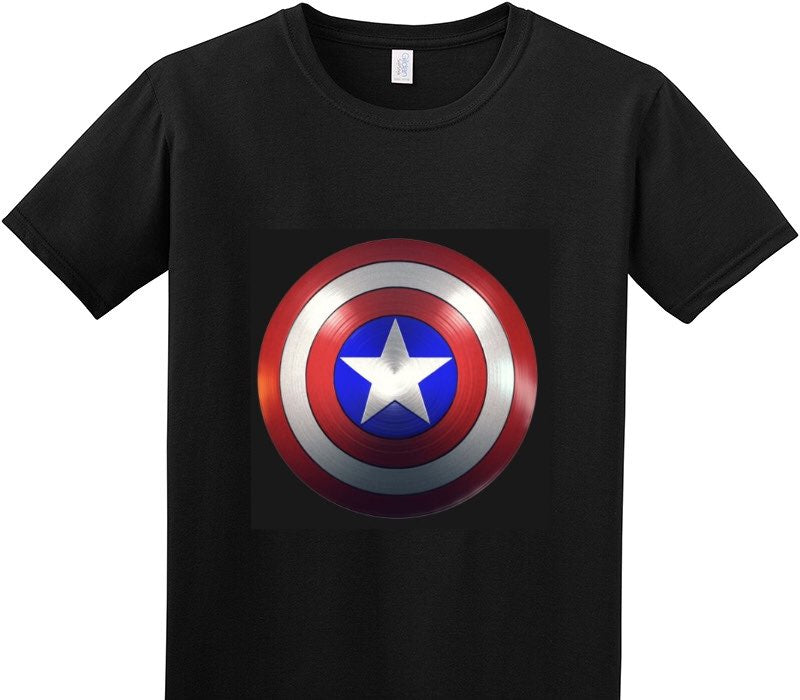 Custom Adult Soft Style 100% Cotton Black T-Shirt