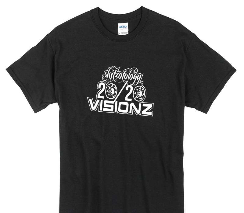 Custom Gildan 100% Cotton Black T-Shirt