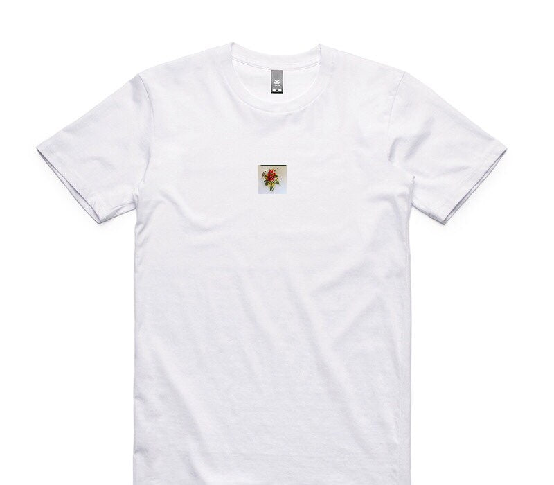 Custom AS Colour 100% Cotton White T-Shirt