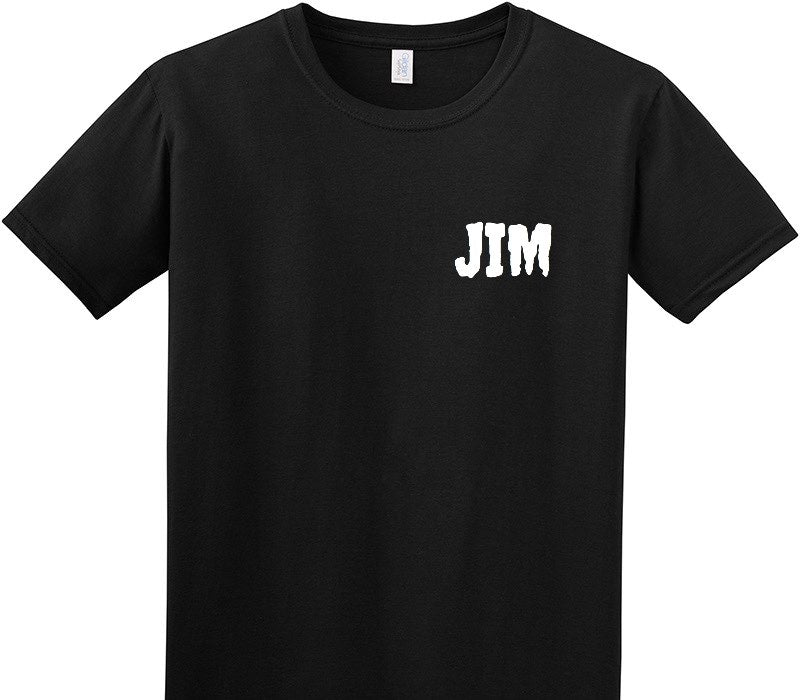 Custom Adult Soft Style 100% Cotton Black T-Shirt
