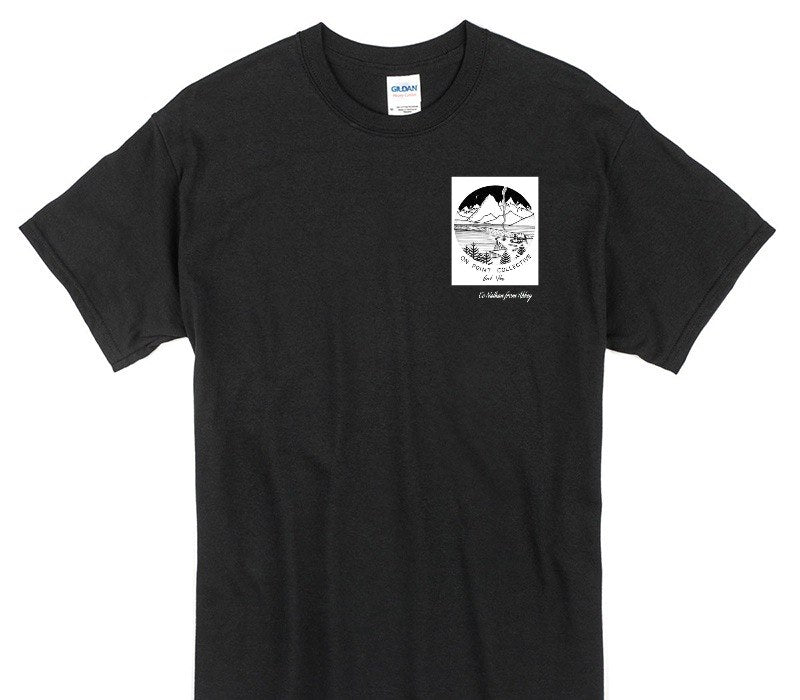 Custom Gildan 100% Cotton Black T-Shirt