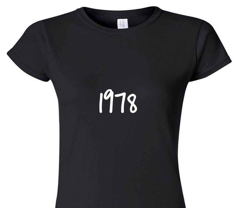 Custom Womens Soft Style 100% Cotton Black T-Shirt