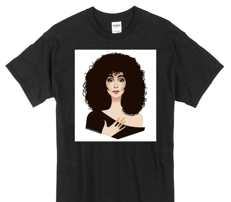 Custom Gildan 100% Cotton Black T-Shirt