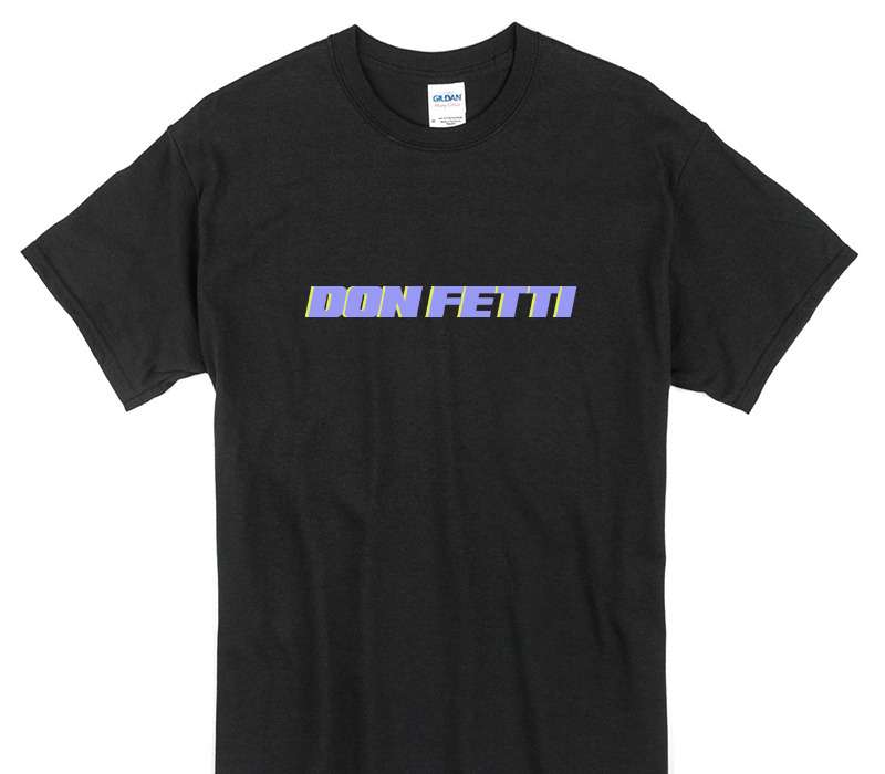 Custom Gildan 100% Cotton Black T-Shirt