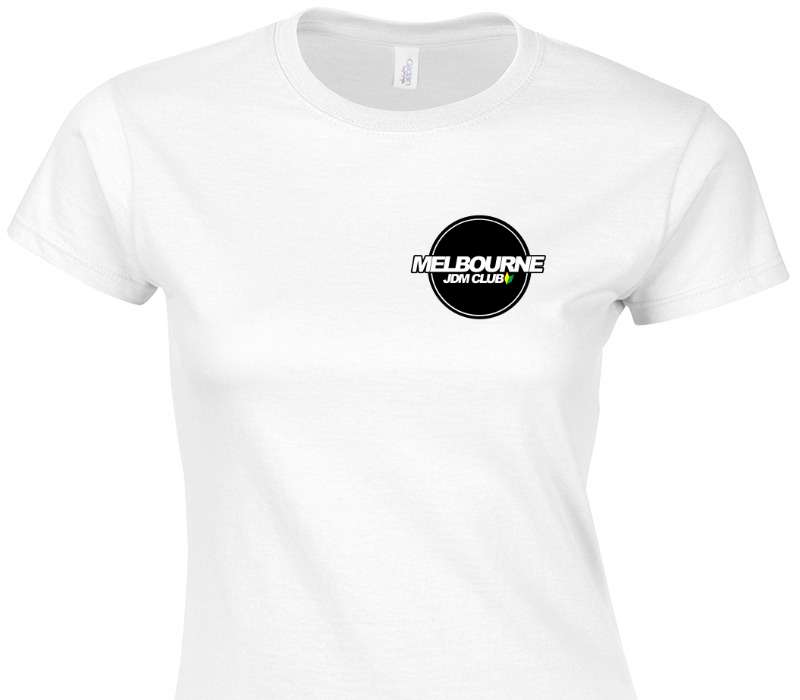 Custom Womens Soft Style 100% Cotton White T-Shirt