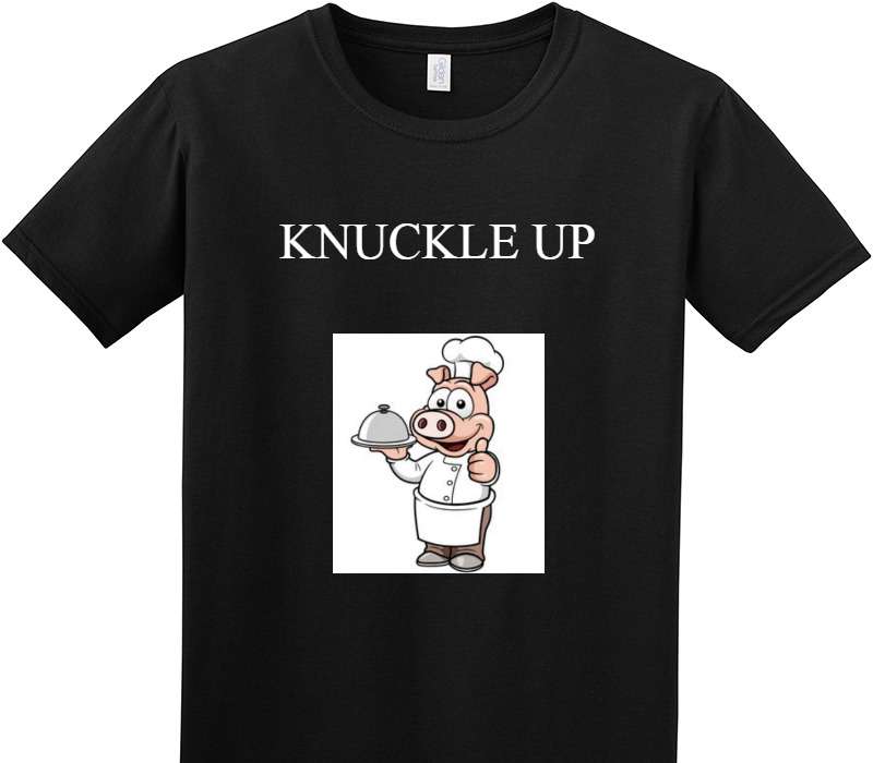 Custom Adult Soft Style 100% Cotton Black T-Shirt